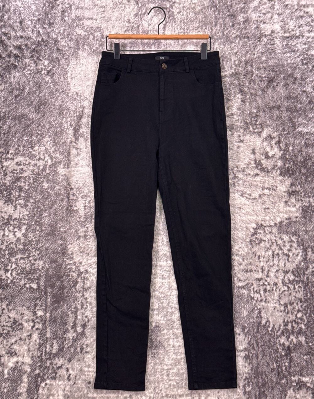 Ruti Jeans Size 1 Womens Black High Waist Stretch Denim Skinny